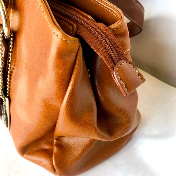 Madison Studio Brown Leather Handbag - Picture 6 of 16